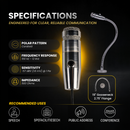 CAD 119S-19 Cardioid Dynamic Mic with DPDT Push-to-Talk Switch 19in Gooseneck & 2-3/4in Flange