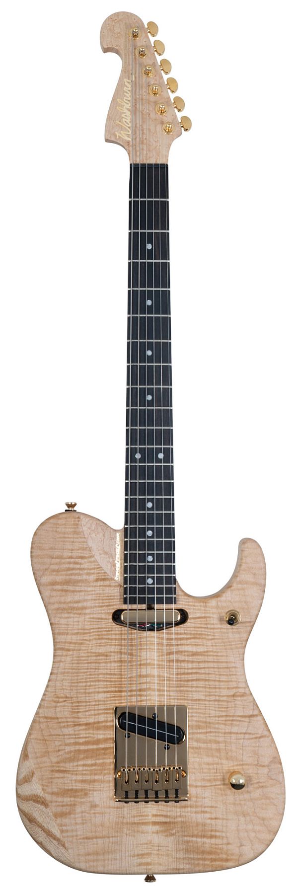 Washburn NELEDLX-D Nele Deluxe Electric Guitar. Natural Swamp Ash