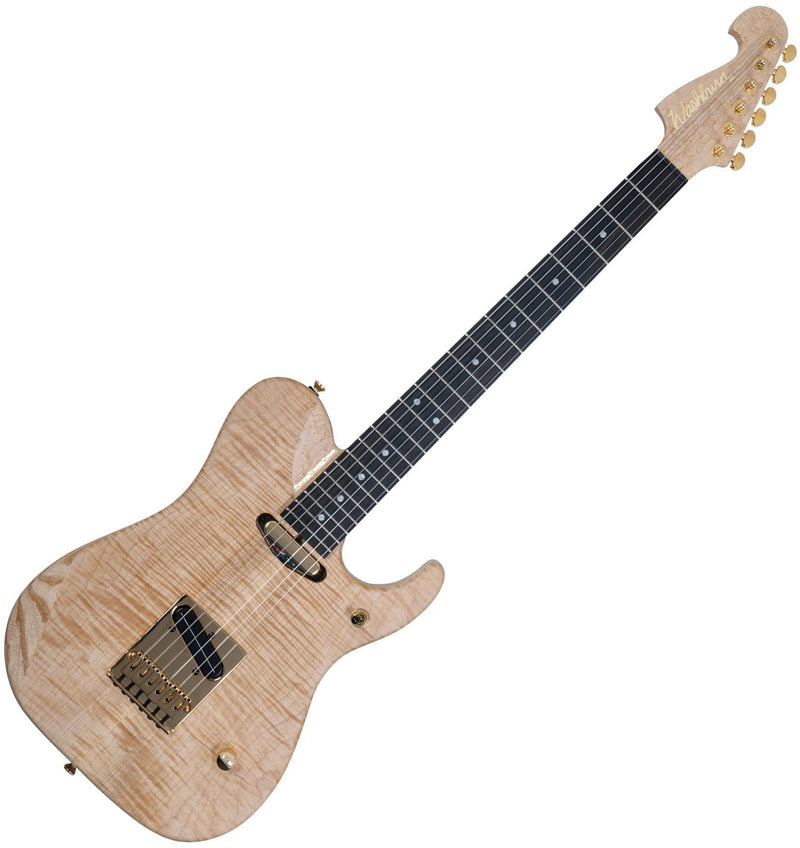 Washburn NELEDLX-D Nele Deluxe Electric Guitar. Natural Swamp Ash