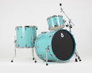British Drum Co. ENG-22-CB-STL Enigma Series Club Kit. Satin Teal 12", 16", 22"