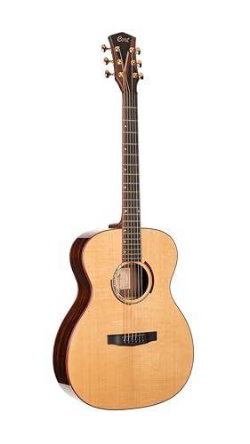 Cort ABSTRACTDELTA Masterpiece Series Abstract Delta Acoustic-Electric Guitar. Natural Glossy