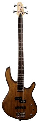 Cort ACTIONPJOPW Action PJ Bass Guitar. Open Pore Walnut