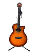 Washburn EA15 Festival Series Mini Jumbo Cutaway Acoustic Electric Guitar. Ice Tea Burst