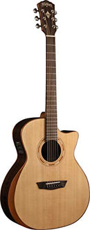 Washburn G20SCE Comfort 20 Series Grand Auditorium Cutaway Acoustic Eletric Guitar. Natural