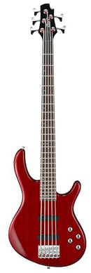 Cort ACTIONBASSVPLUSTR Action 5 String Bass Guitar. Trans Red