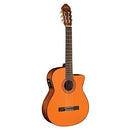 Washburn C5CE Classical Cutaway Acoustic Electric Guitar. Natural