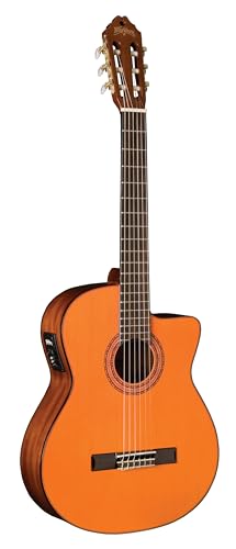 Washburn C5CE Classical Cutaway Acoustic Electric Guitar. Natural