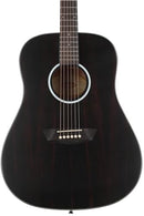 Washburn DFED Deep Forest Dreadnought Acoustic Guitar, Striped Ebony