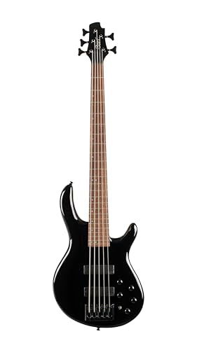 Cort C5DELUXEBK Artisan Series C5 Deluxe Bass Guitar (5 String). Black