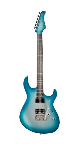 Cort G300GLAMPIMB G Series 300 Glam Double Cutaway Electric Guitar. Polar Ice Metallic