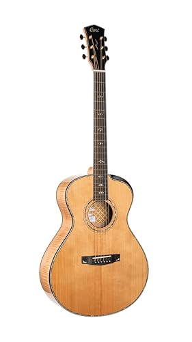 Cort GOLDPASSION Gold Series Gold Passion Acoustic-Electric Guitar. Natural Glossy
