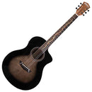 Washburn VITE S9V Bella Tono Studio Cutaway Acoustic Electric Guitar. Gloss Charcoal Burst