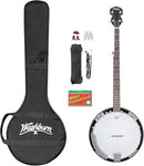 Washburn B8K-A B8 Pack Americana Series (5 String) Banjo Pack, Natural