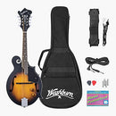 Washburn M3E Pack American Series F-Style Mandolin Pack. Sunburst