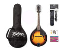 Washburn M1 Pack Americana Series A-Style Mandolin Pack. Sunburst