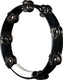 Rhythm Tech TC4010 True Colors Tambourine. Black 10"
