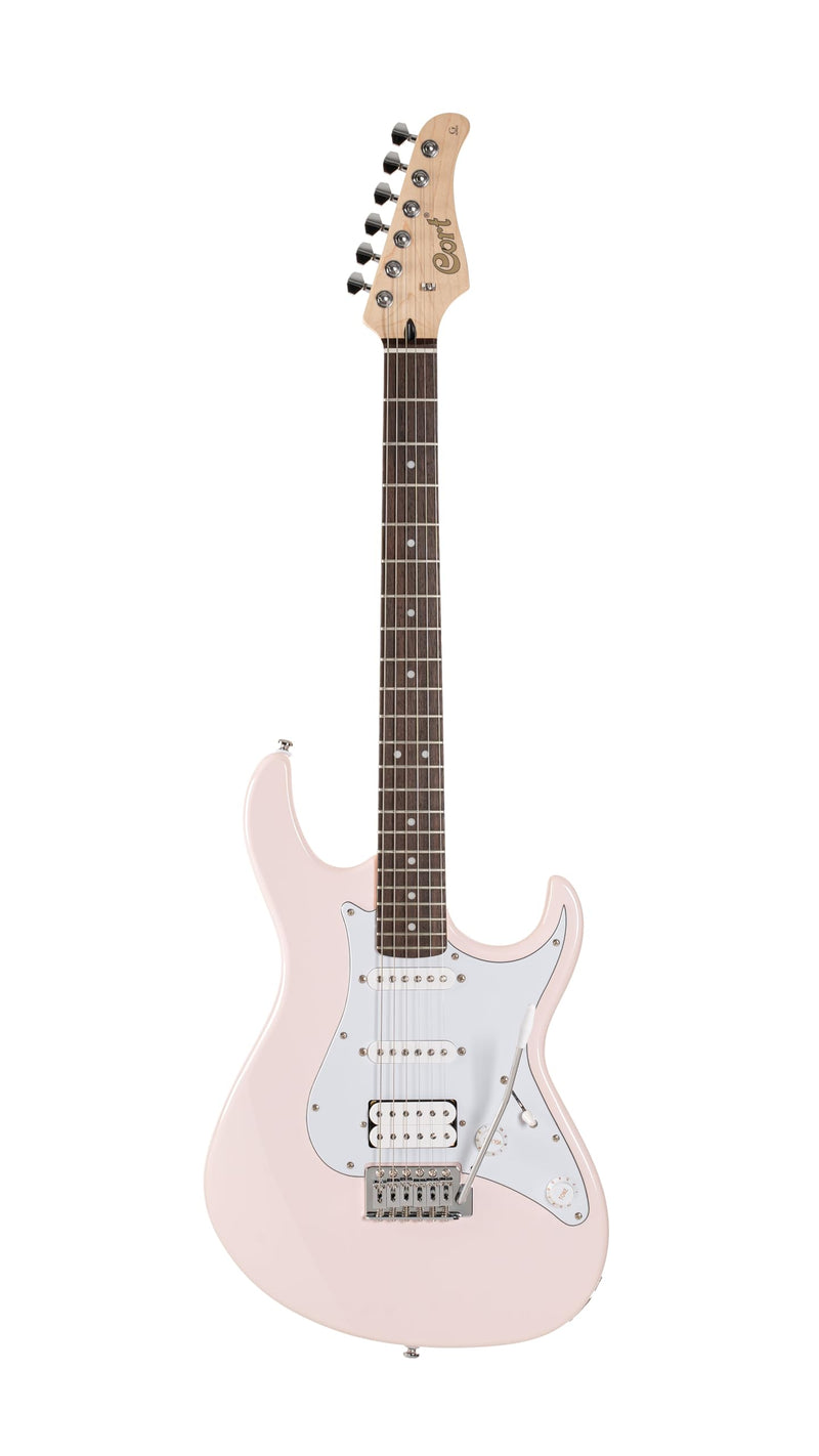 Cort G200PPK G Series 200 Double Cutaway Electric Guitar. Pastel Pink