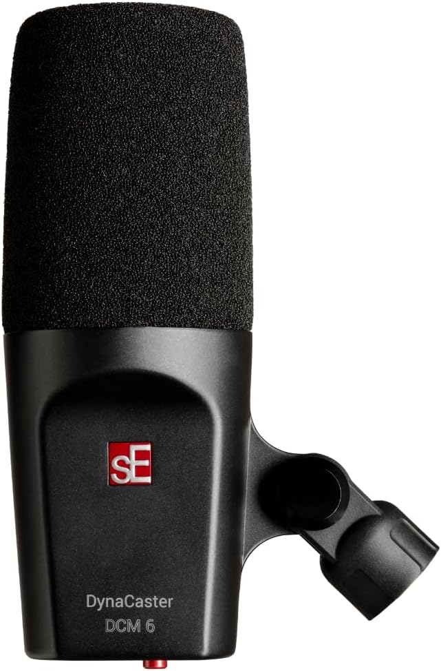 sE DCM6  All-purpose Dynamic Broadcast Microphone Cardioid with built-in +30dB Gain Mic Pre