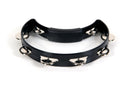 Rhythm Tech RT1210 Solo Tambourine. Black with Single Row Nickel Jingles