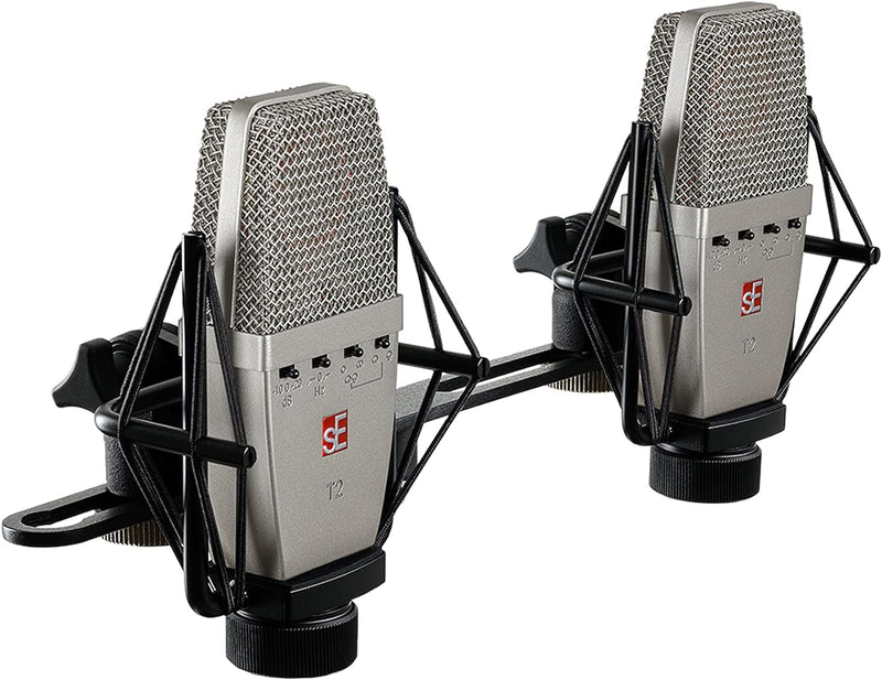 SE T2-PAIR Factory Matched Pair of T2 Large Diaphragm Condenser Microphone