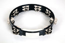 Rhythm Tech TC4010 True Colors Tambourine. Black 10"