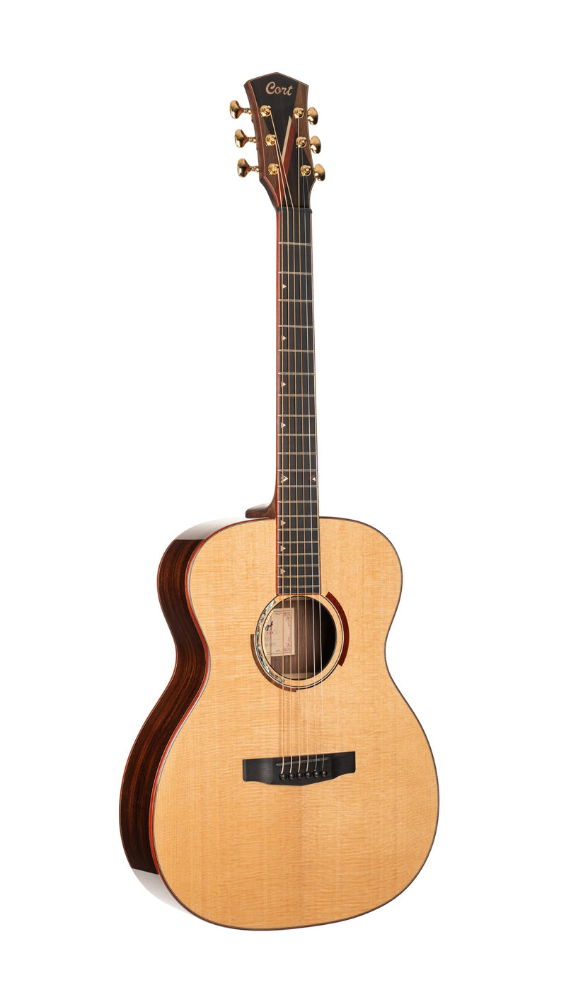 Cort ABSTRACTDELTA Masterpiece Series Abstract Delta Acoustic-Electric Guitar. Natural Glossy