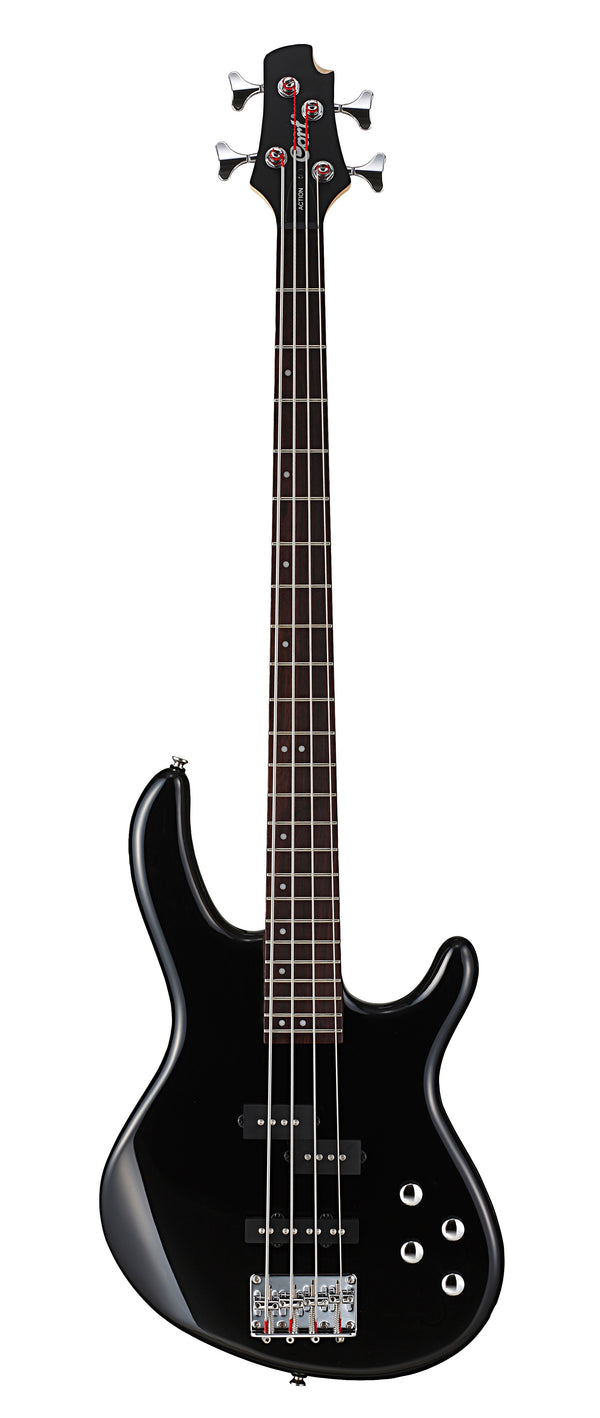 Cort ACTIONBASSPLUSBK Action Bass Guitar. Black