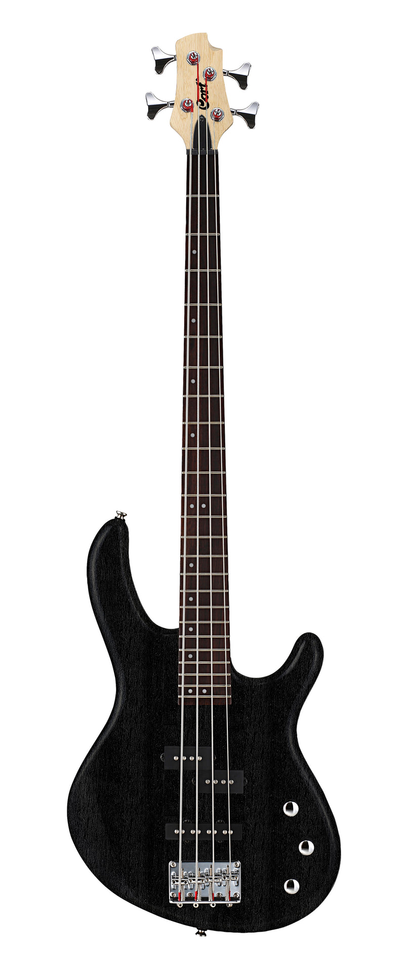 Cort ACTIONPJOPB Action PJ Bass Guitar. Open Pore Black