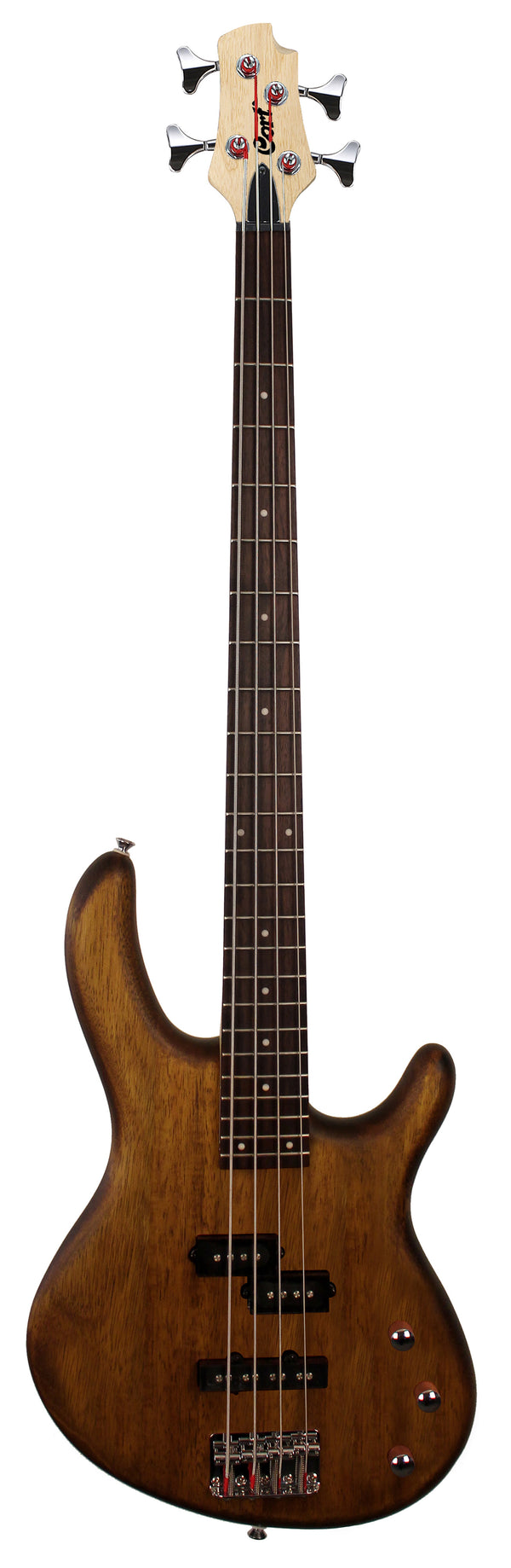 Cort ACTIONPJOPW Action PJ Bass Guitar. Open Pore Walnut