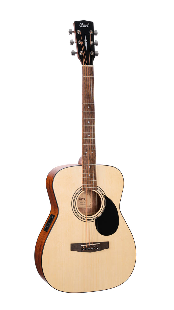 Cort AF510EOP Standard Series Acoustic Electric Concert Guitar. Open Pore