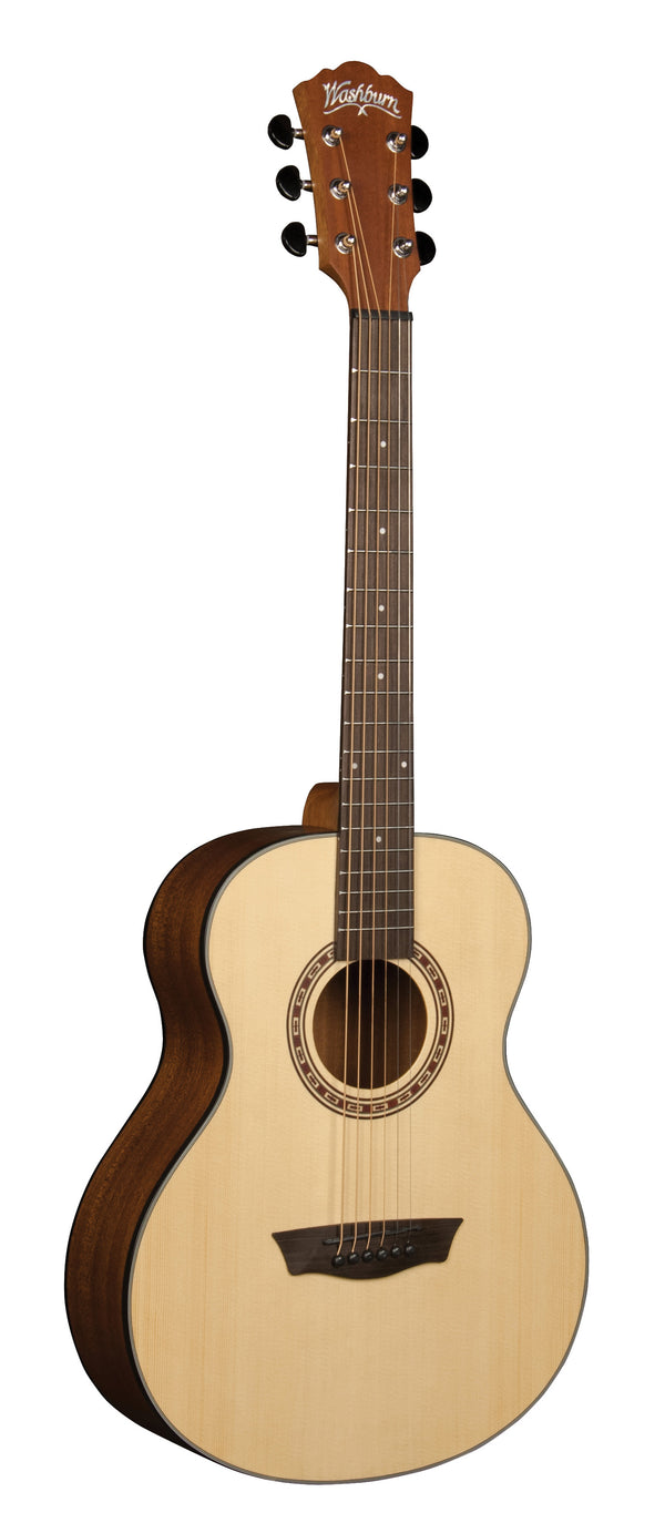 Washburn G-Mini 5 Apprentice Series 7/8 Size Acoustic Guitar. Natural