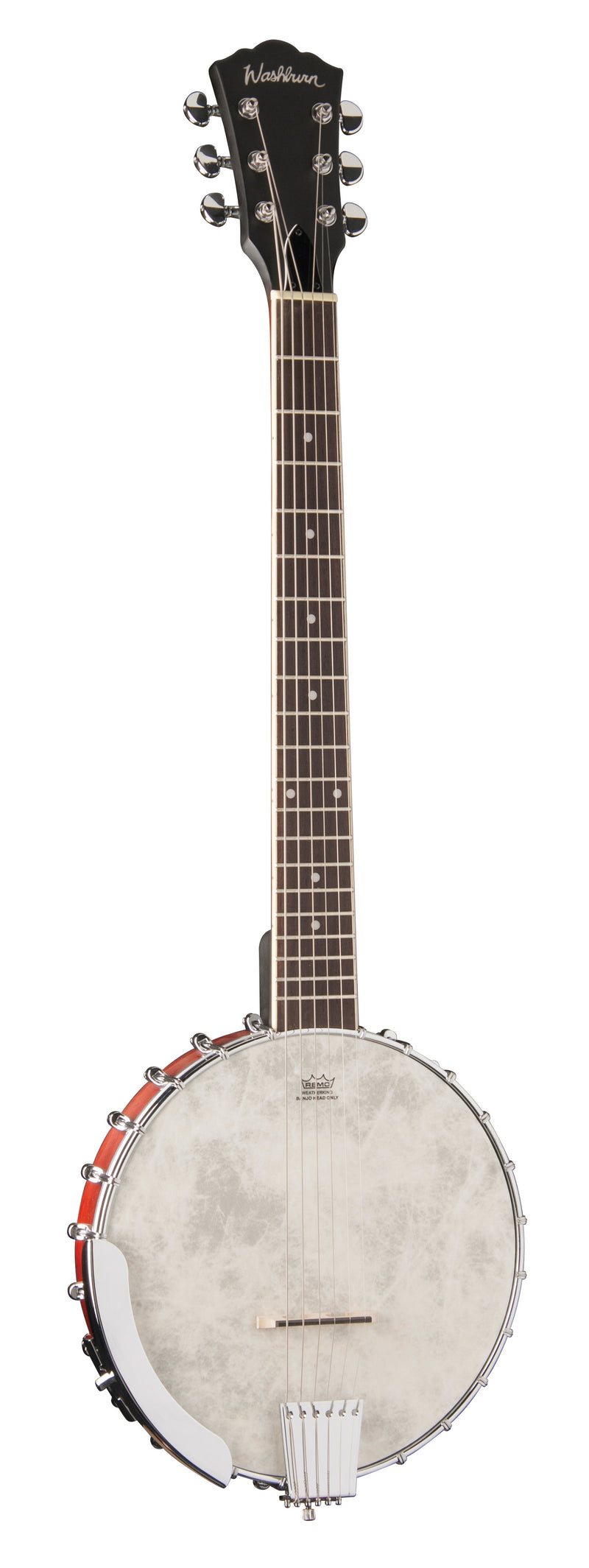 Washburn B6 Americana Series (6 String) Open Back Banjo