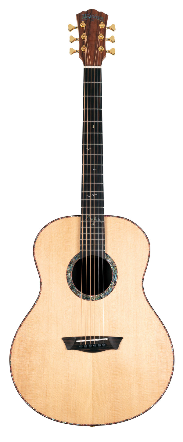 Washburn Elegante S24S Bella Tono Studio Acoustic Guitar. Gloss Natural