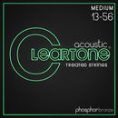 Cleartone Phosphor-Bronze Treated Acoustic Guitar Strings. Medium (13-56)