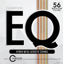 Cleartone EQ Series Hybrid Metal Treated Acoustic Guitar Strings. Medium (13-56)