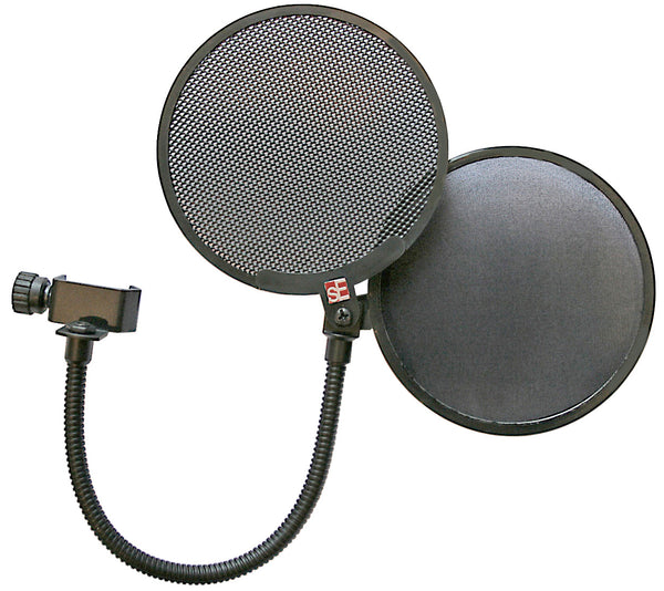 SE DUAL-POP Dual Metal and Fabric Pop Filter