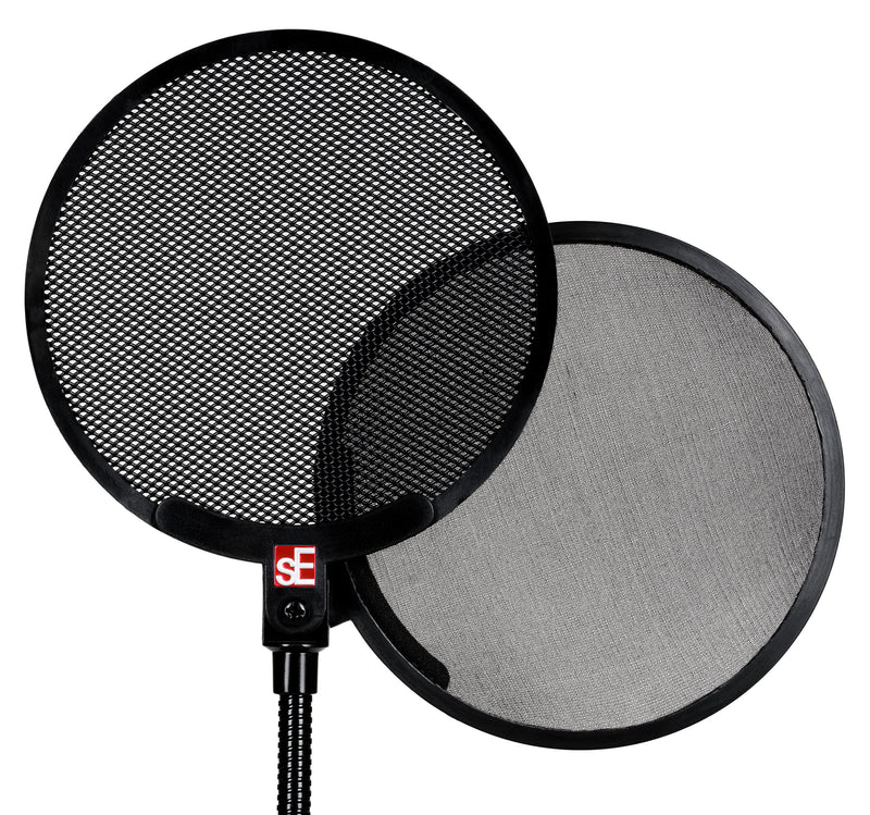 sE DUAL-POP  Dual Metal and Fabric Pop Filter