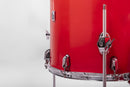 British Drum Co. ENG-22-CB-SSC Enigma Series Club Kit. Satin Scarlett 12", 16", 22"