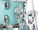 British Drum Co. ENG-22-CB-STL Enigma Series Club Kit. Satin Teal 12", 16", 22"