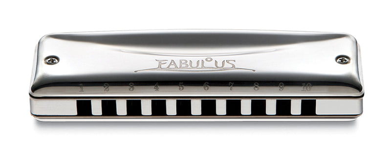 Suzuki F-20E-A Fabulous 10-Hole Diatonic Equal Temperment Harmonica. Key of A