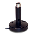 CAD 40-117 Desk Stand - Gooseneck Mic - Push-to-Talk or Push-to-Mute Switch with LED light