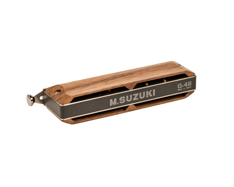 Suzuki G-48W-C Gregoire Maret Signature Model Wood Harmonica. Key of C