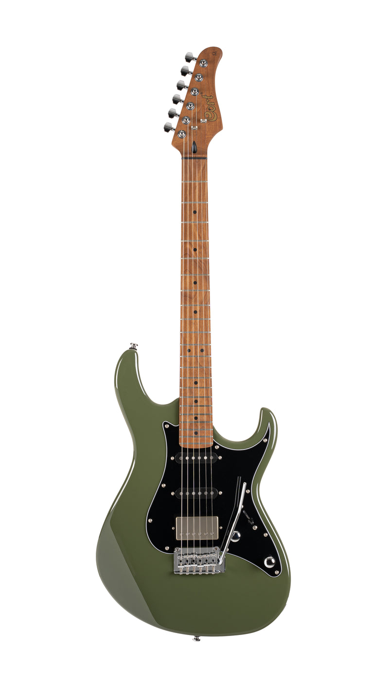 Cort G250SEODG G Series 250SE Electric Guitar. Olive Dark Green