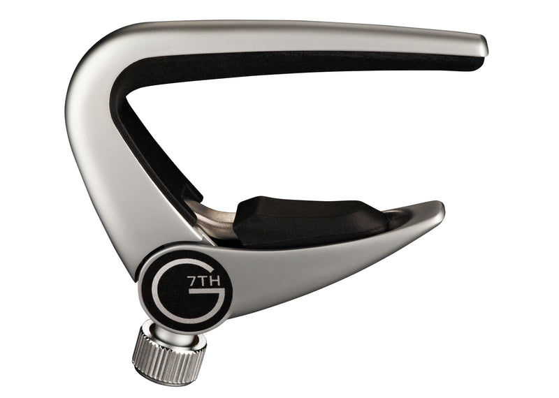 G7th C31010 Newport Guitar Capo. Silver