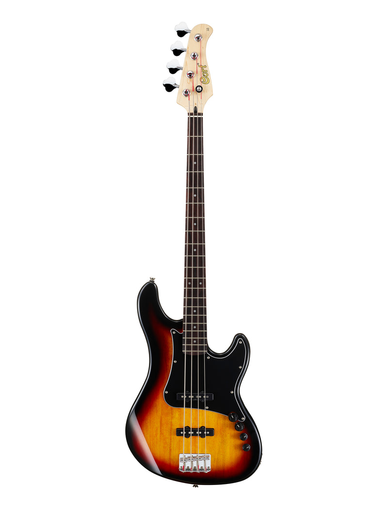 Cort GB34JJ3TS GB Series Bass Guitar. 3 Tone Sunburst