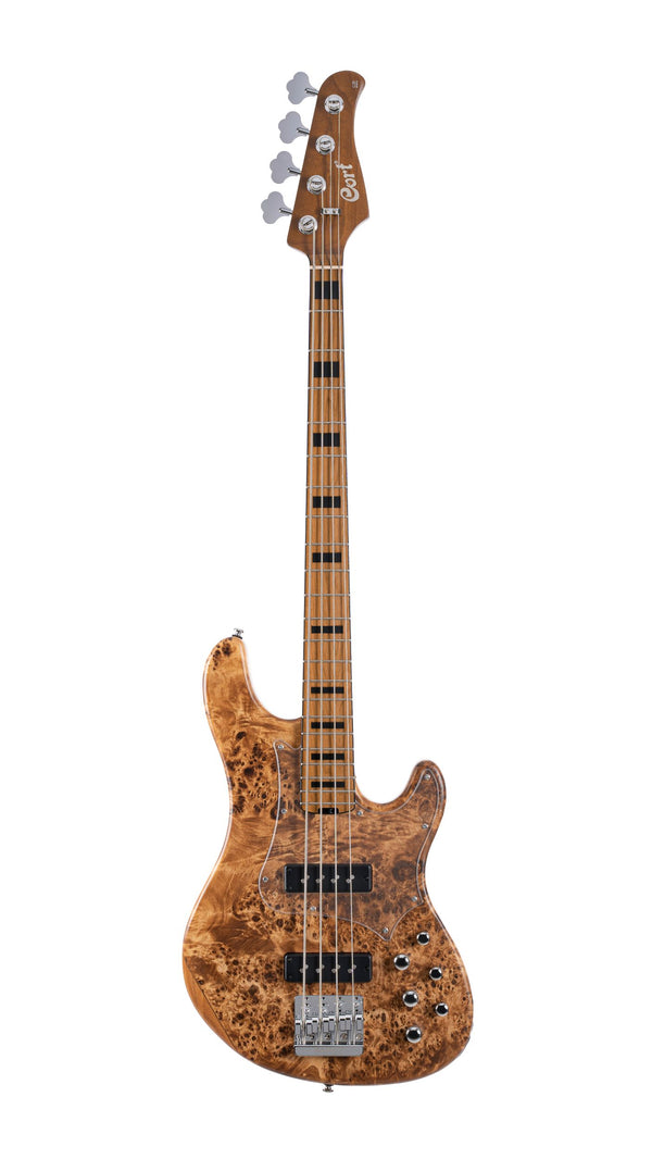 Cort GBMODERN4OPVN GB Series Modern Bass Guitar. Open Pore Vintage Natural