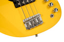 Cort GB Short Scale Bass Guitar w/Gig-bag. Yellow Crush