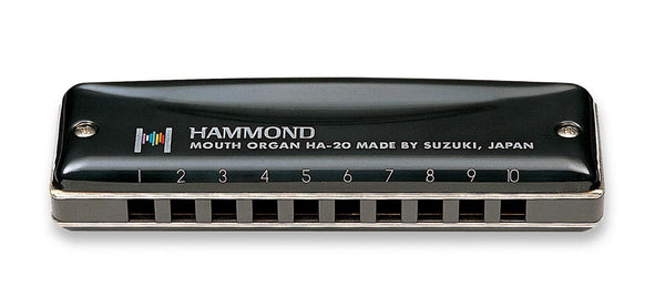 Suzuki HA-20-A Hammond Promaster Harmonica Key of A