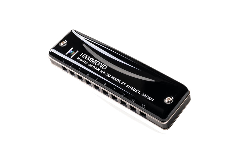 Suzuki HA-20-F Hammond Promaster Harmonica. Key of F