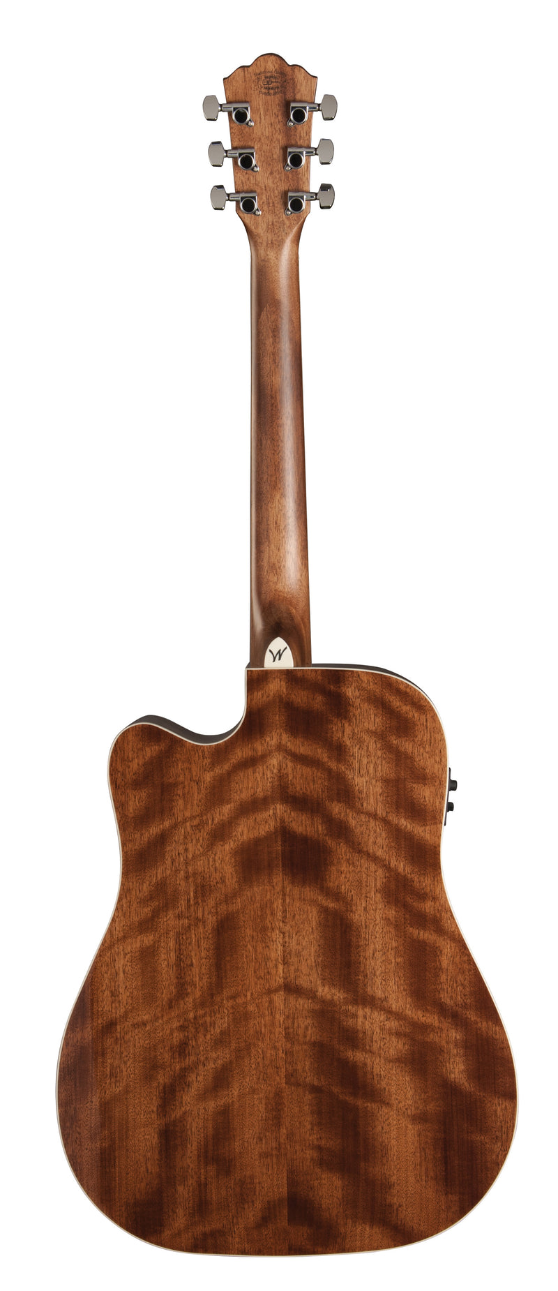 Washburn D10SCE Heritage 10 Series Dreadnought Cutaway Acoustic Electric Guitar. Tobacco Burst